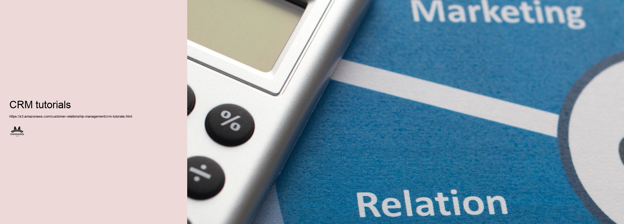 CRM tutorials