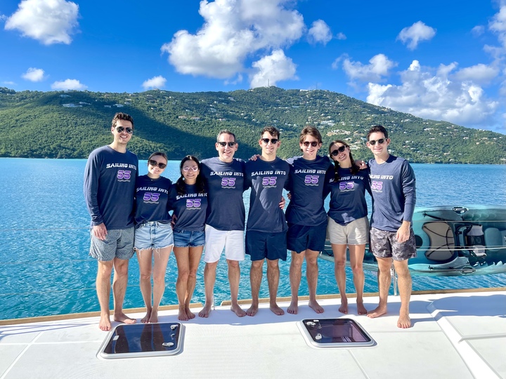 Sailing Into 55! T-Shirt Photo