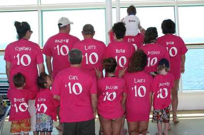 Family Cruise (Back) T-Shirt Photo