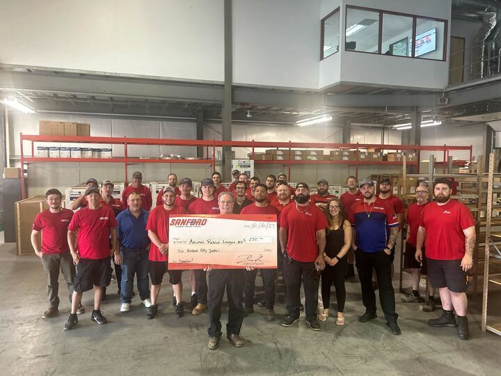 Sanford Temp Control Gives Back T-Shirt Photo