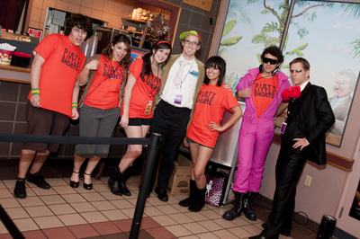 Dirty Little Shorts Team At The Florida Film Festival T-Shirt Photo