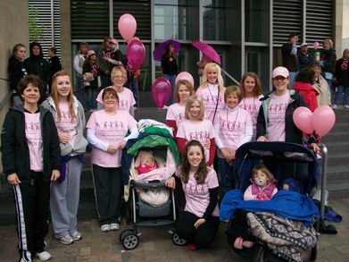 Vglb Breast Cancer Walk T-Shirt Photo