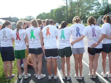 Ua Crayons For Cancer Having A Blast At Relay For Life! T-Shirt Photo