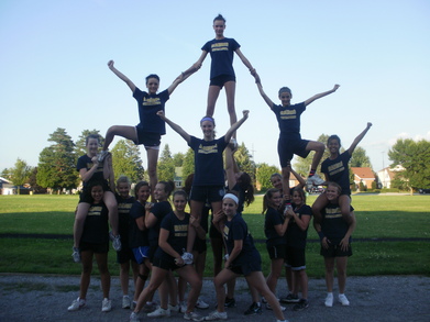 Delhi District Secondary School Raider Cheerleaders T-Shirt Photo