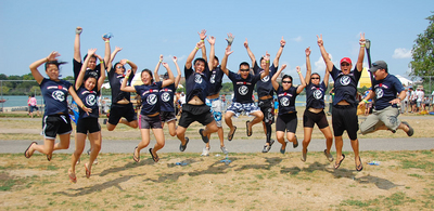 United East Dragon Boat Jumps For Joy! T-Shirt Photo