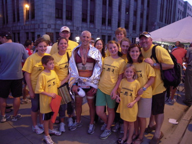 Iron Moore At The Finish T-Shirt Photo