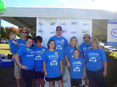 Edge Out Diabetes Team T-Shirt Photo