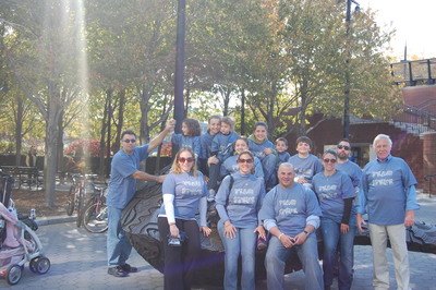 Team Steve Walking To Beat Lung Cancer T-Shirt Photo