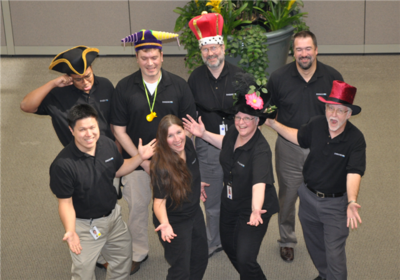 Web Team Hats T-Shirt Photo