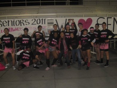 Bear Creek 2011 Senior Powderpuff Cheerleaders!!!  T-Shirt Photo