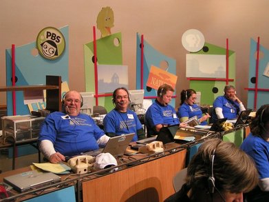 Public Television Pledge Drive Team T-Shirt Photo