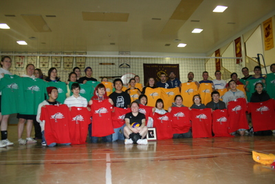 Winners At Our Annual Volleyball Tournament T-Shirt Photo