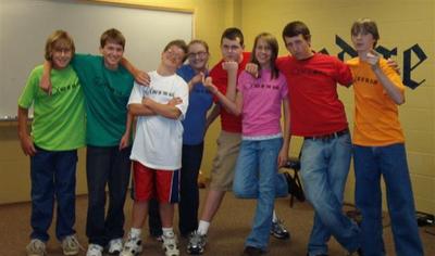 Out Of The Blue Improv And Comedy Troupe T-Shirt Photo