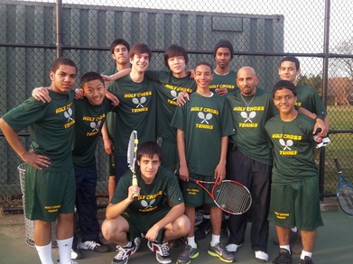 Holy Cross Knights Tennis Team 2011 T-Shirt Photo
