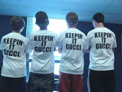 Keepin' It Gucci. T-Shirt Photo