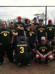 Green Thunder Softball 2011 T-Shirt Photo