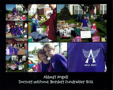 Abbey's Angels Doctor's Without Borders Fundraiser T-Shirt Photo