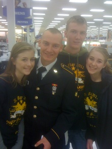 Spc Josh Lyon's Graduation From Army Bt, 5 2011 T-Shirt Photo