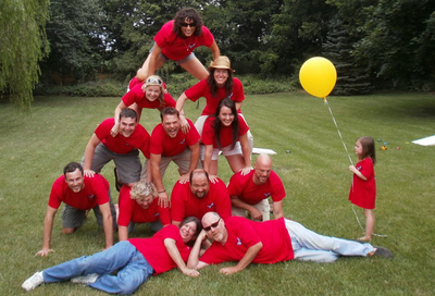 Cousins Showing Custom Ink Cheer! T-Shirt Photo