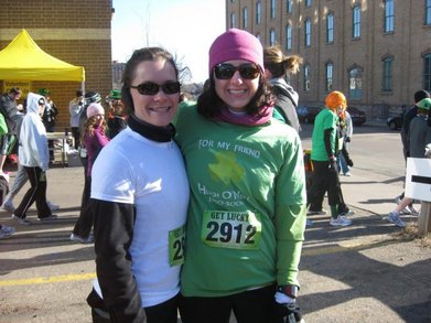 Running For A Friend T-Shirt Photo