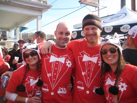 Badgers Celebrate In Style T-Shirt Photo