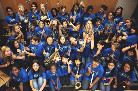 Berkeley Ca Girls' Jazz & Blues Camp T-Shirt Photo