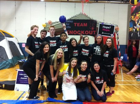 Team Knockout: Fighting For A Cure T-Shirt Photo