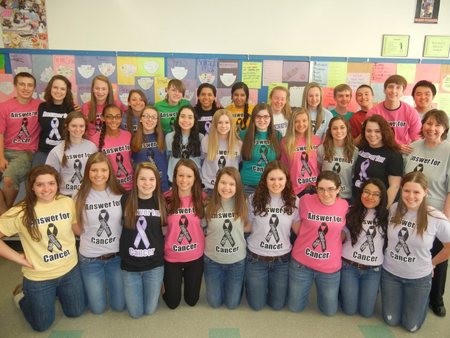 Answer For Cancer! T-Shirt Photo