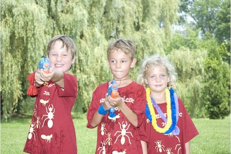 Water Fight T-Shirt Photo