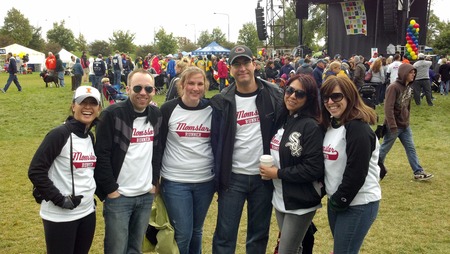 Team Momstar Runner After The 2012 Als Walk4 Life T-Shirt Photo