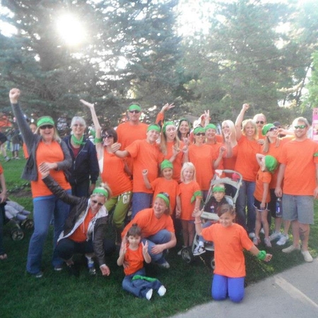 Cure Search Walk 2012 Team Charlee Lou Bear T-Shirt Photo