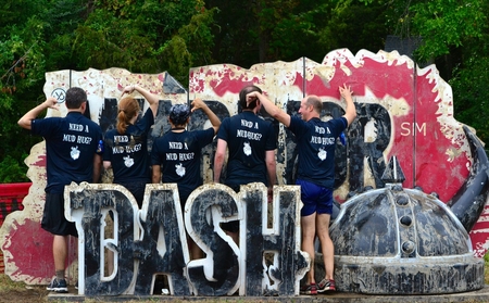 We Conquered The Mud T-Shirt Photo