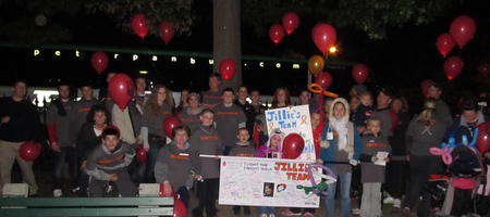 Jillie's Team Lights The Night For Leukemia T-Shirt Photo