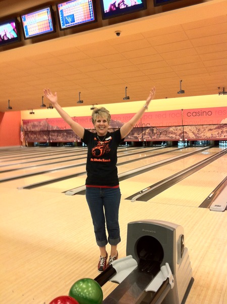 Bobbie Bowling In Her Custom Ink Shirt T-Shirt Photo