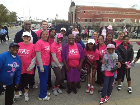 Striding To Find A Cure T-Shirt Photo