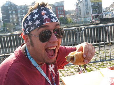 Enjoying Brats In Germany T-Shirt Photo