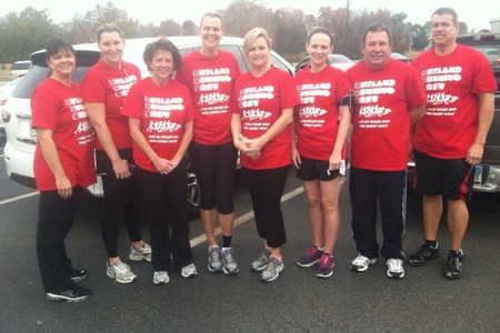 Hallsville Cheerleaders 5 K Fun Run/Walk. T-Shirt Photo