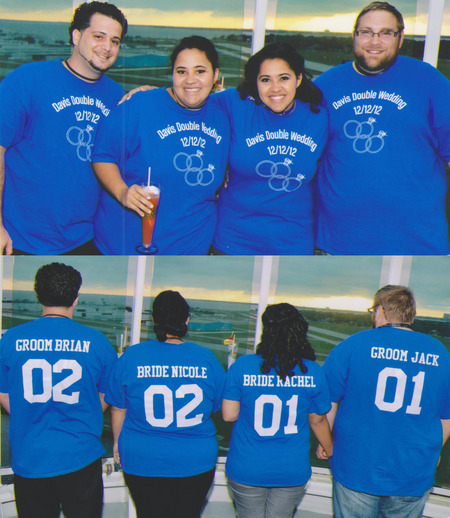 Davis Double Wedding Honeymoon Cruise T-Shirt Photo