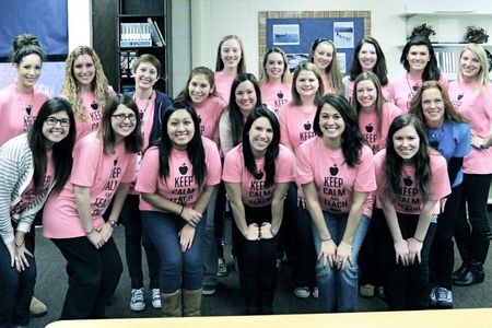 Keep Calm And Teach On T-Shirt Photo