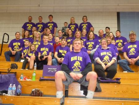 Zach's 100 Win In Varsity Wrestling T-Shirt Photo