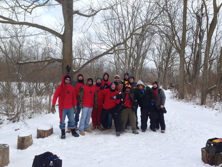Disc Golf New Years Day Rolling Hills, Michigan T-Shirt Photo