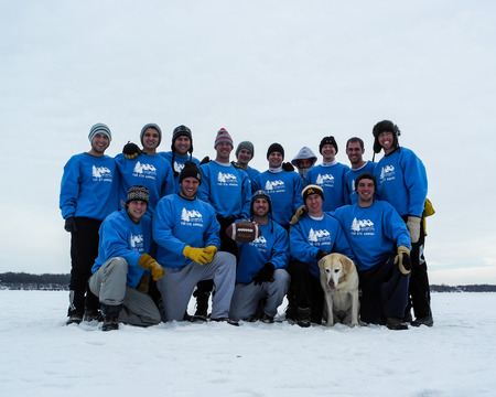 The 6th Annual Snow Football Match T-Shirt Photo