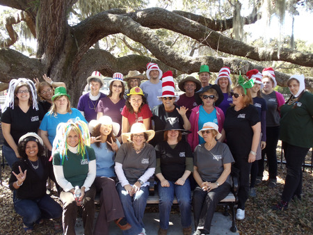 Library Staff Under The Baranoff Oak T-Shirt Photo