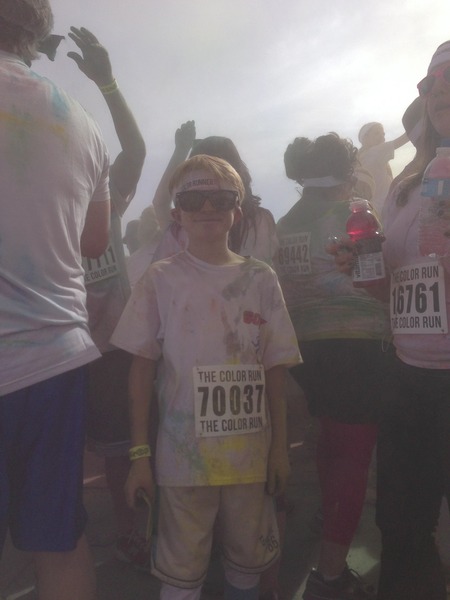 Color Run, Team Bustin Ours To Save Yours! T-Shirt Photo