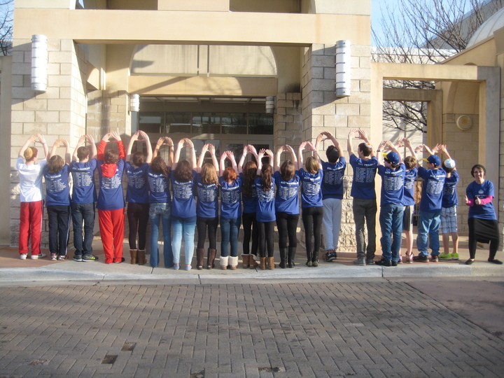 Students "Yolo" Sign!  T-Shirt Photo