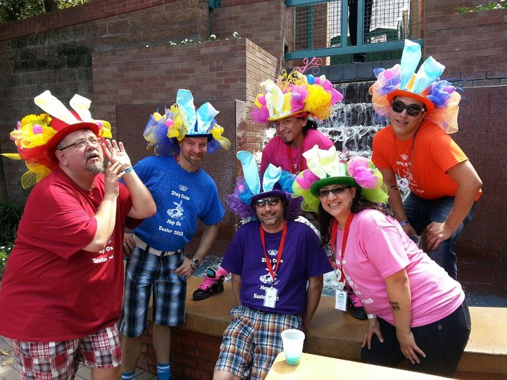 Stay Calm & Hop On Happy Easter 2013 T-Shirt Photo