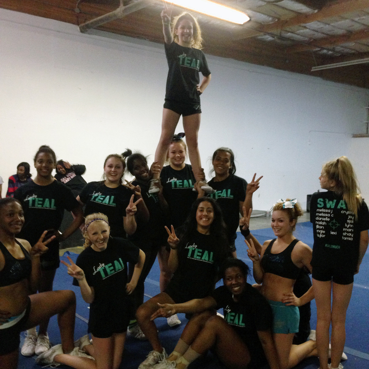 Lady Teal (Swat Allstar Cheer Lvl 2) T-Shirt Photo