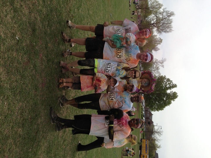 Color Run, Tulsa, Ok 2013 T-Shirt Photo