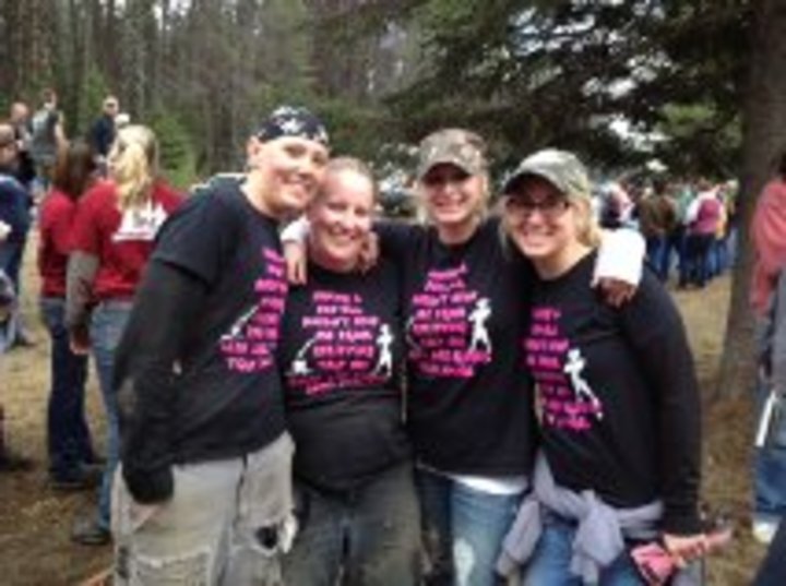 "Wild About Wood" Ladies, Loggers Day 2013 T-Shirt Photo