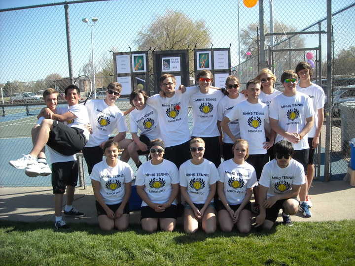 Mountain Home, Id  Tiger Tennis Seniors 2013 T-Shirt Photo